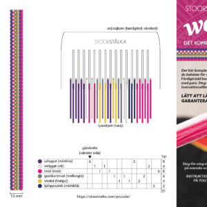 Alternative view of Weave.kit Basic Jokkmokk Lila-Rosa